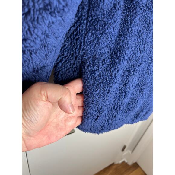 Eddie Bauer Boys Fleece Lined Reversible Puffer Coat Blue ~ Size M (10/12) - Picture 6 of 9